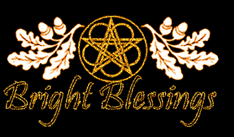 BrightBlessings.gif Brightest Blessings Celtic Pentagram image by Selqet