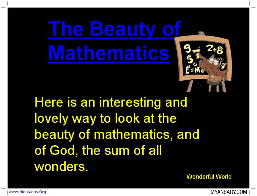 The Beauty of Mathematics