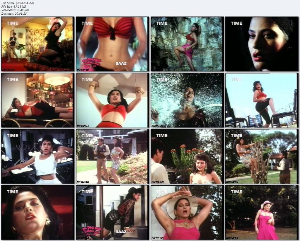 video of Archana Puran Singh's hottest bikini song in 'Baaz'...
