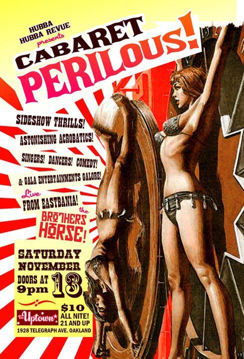 Cabaret Perilous flier, November 13, 2010