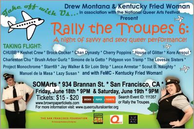Rally the Troupes 6 flier