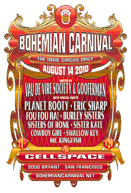 Bohemian Carnival promo, August 14, 2010