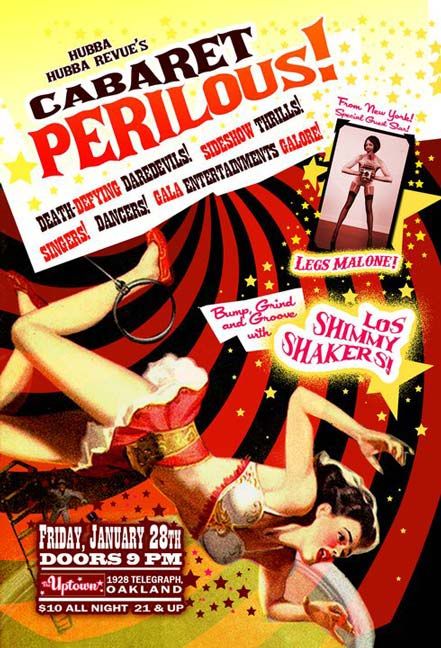 Cabaret Perilous flier, January 28, 2011