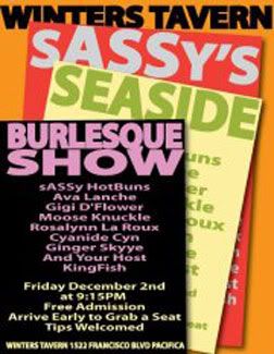 sASSy's Seaside flier, December 2, 2011