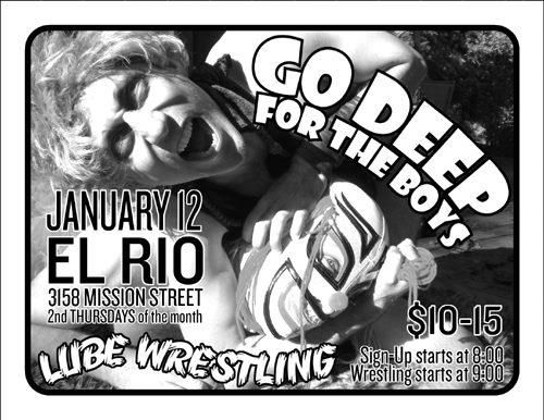 Go Deep -- For the Boys flier, January 12, 2011, Event at El Rio in S