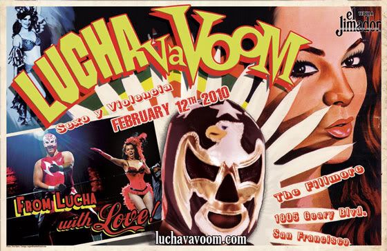 Lucha VaVOOM V-Day Show poster
