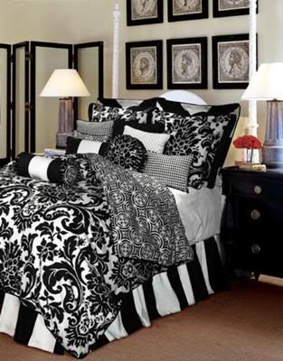 Bedspreads Queen Black  White on Rooms    Black And White Bedding Jpg Picture By Hanakouchiha