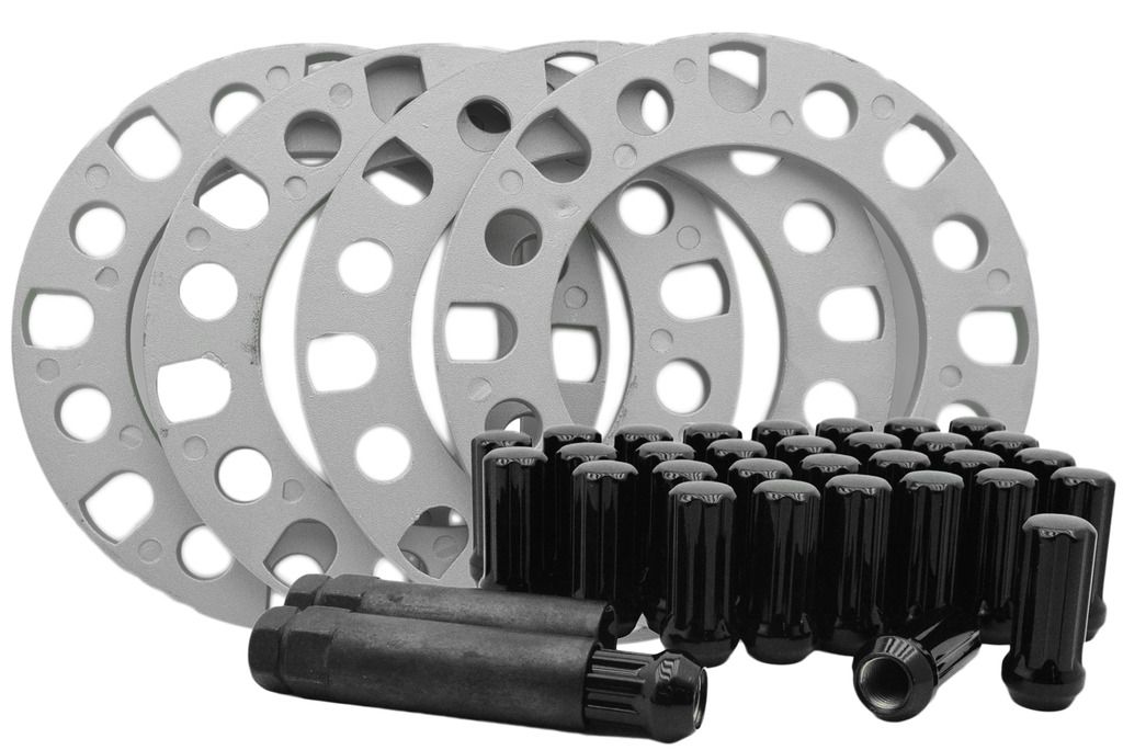 4 Half Inch Thick 8 Lug Universal Wheel Spacers 8x6.5", 8x170mm