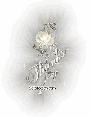 ThanksGlitter.gif Thanks Glitter Rose image by Selqet