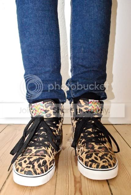 leosneakers leopardm&oslash;nstrede gummisko