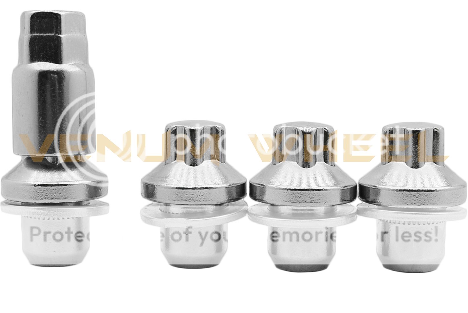 4 Pc Land Rover 14x1.5 Wheel Locking lug Nuts +1 Key Fits Land Rover