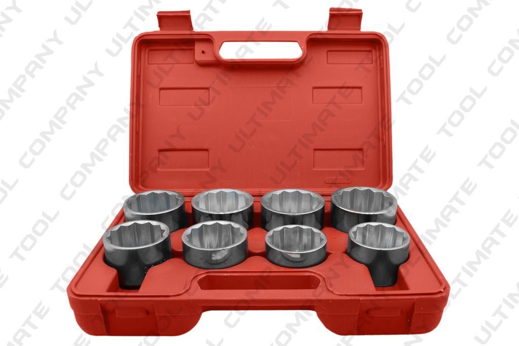 Sunex Tools 5699 9 Piece 1/" Drive Standard SAE Jumbo Imp Socket Set