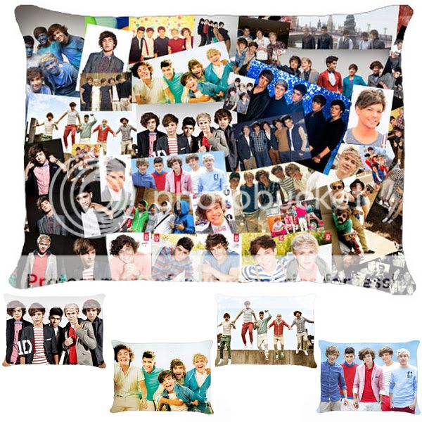 New   1D   ONE DIRECTION   Up All Night   Collage Photo Pillow Case (9 