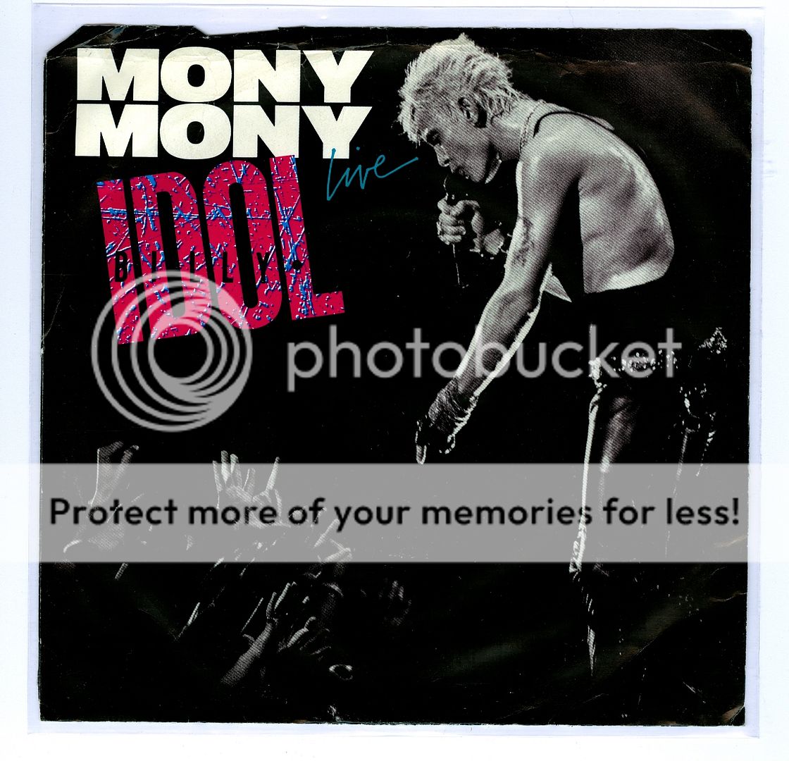 BILLY IDOL MONY MONY LIVE 45 PS LISTEN TO IT NOW  