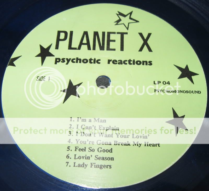 Psychotic Reactions 60s punk psych LP blue Vinyl RARE  